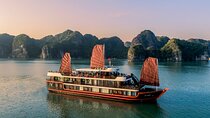 Overnight Halong Bay Cruise Including Transfer Service and Kayaking or Bamboo Boat Activities