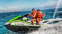 Valencia Jet ski rental and Beach Club entrance with pool