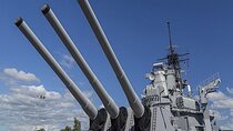 Battleships of WWII at Pearl Harbor from Kauai