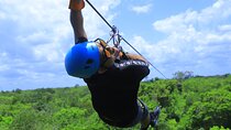 ATV adventure, Ziplines, Cenote Swim, Snack & Transport Included.