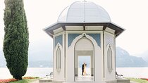 Romantic photoshoot in Lake Como