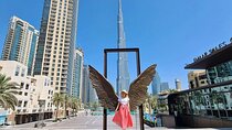 Dubai Modern Walking Tour, Burj Lake Ride, Fountain Show & Souks