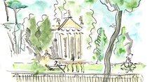 Watercolor Private Tour at Villa Borghese Rome with Guido