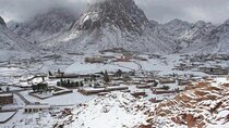 St Catherine's Monastery and the Summit of Mount Sinai from Sharm