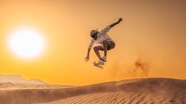 Private Sunset Desert Safari:SandSurfing, Camel Ride & BBQ dinner