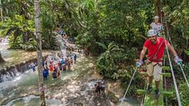 Dunns River Falls, Zipline, Bamboo Rafting, Horseback Ride Tour