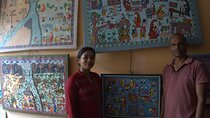 Mithila Painting Workshop in Thimi, Bhaktapur