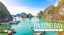 Halong Bay and Cave Full-Day Cruise with Lunch, Island & Beach