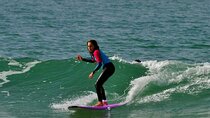 Guided 1 day beginner surfing lessons in taghazout 