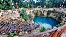 Explore 3 Cenotes & Kaan Luum Lagoon from Cancun