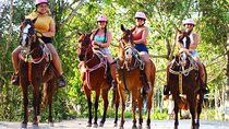 Horseback Riding Cenote, Zipline.Transportation & Tequila Tasting