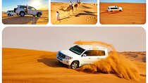 Doha: Sunrise /Sunset Desert Safari with Sand Boarding,Camel ride