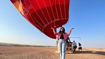 Dubai Beautiful Desert By Hot Air Balloon with Falcon Show