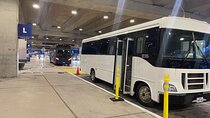 Private Austin Bergstrom Airport Transfer Charter Bus to Austin