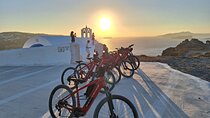 Santorini e-bike sunset tour experience