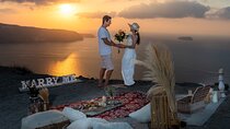 Wedding Proposal Sunset Private Picnic in Santorini