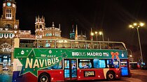 Madrid: Navibus Live Guided Christmas Lights Tour by Open-Top Bus