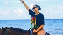 Jamaica's Ocean Horseback Bamboo Raft Adventure and Transport