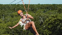 Private Jungle Adventure tour: Zipline + Rappel + Cenote 