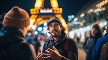 Ghost & Haunted Walking Tour in Eiffel Tower Exterior at Night 