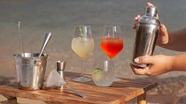 Greek Cocktails on a Secluded Beach