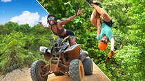 ATV Jungle Adventure with Ziplines, Cenote & Tulum Pickup