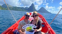 Private Boat Charter St. Lucia, boat tour to Soufriere. Full day