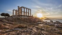 Half day Cape Sounion Sunset Views at the Poseidon Temple Tesla