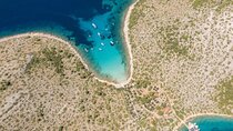 Kornati to island Mana and Kukljica and Beach Lojena Tour by boat