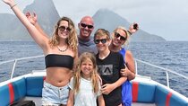 St Lucia Private Boat Tour/Snorkeling/Sunset cruise