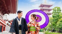 Special price couple (2 people) kimono commemorative photo shoot in Asakusa, Tokyo HANAYAKA kimono & yukata rental offer