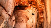 Rappelling through Rock Canyon Near Zion National Park