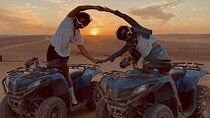  Marrakech: AGAFAY DESERT Sunset Quad tour with dinner & Show