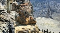 Volcano and Domas Crater of Hot Stony Bubble from Jakarta Lunch
