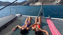 Santorini Catamaran Cruise – 5-Hour Private Sailing Experience