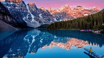 Sunrise at Moraine Lake & Lake Louise from Calgary/Canmore/Banff