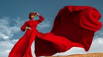 Flying Dress Photo © Photoshoot in Dubai's Red Sand Desert