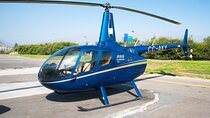 Private Helicopter Tour above Santiago with hotel transport