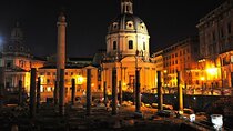 Nightscape Elegance: Rome After Dark with Golf Cart