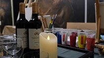 Wine and Paint Experience in Saint Gilles, Belgium