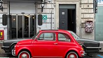 Fiat 500 vintage VIP Tour in Rome with ice cream or wine