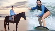 3 Hours Private Surf Lesson and Horse Riding in Seminyak Bali