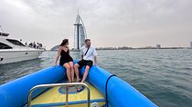 45-Min Speedboat Tour: Burj Al Arab, Burj Khalifa & Ice Cream!