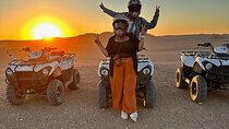 Marrakesh: Agafay Desert Sunset Quad Bike tour & Diner Show 