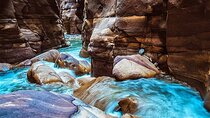 Wadi Mujib Siq Trail with the Dead Sea from Amman