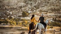 Horse Riding in Cappadocia with Hot Air Balloon view