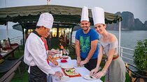 Small Group Full Day Guided Cruise Tour Visit to Halong Bay