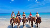 Dunn’s River Falls & Horseback Ride n Swim Guided Tour 