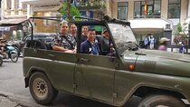 Hanoi Jeep Tour with sightseeing, street food and train street