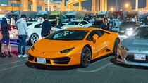 Daikoku PA JDM Car Scene Private Tour in a Lamborghini
